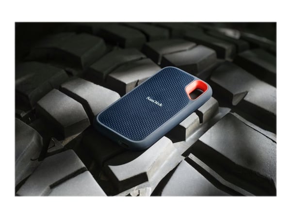 SanDisk Extreme Portable - SSD - kryptert - 2 TB - ekstern (bærbar) - USB 3.2 Gen 2 - 256-bit AES