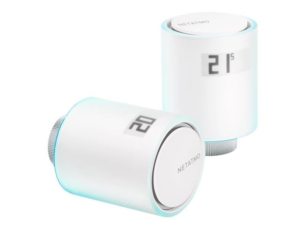 Netatmo Smart Radiator Valves - Starter Pack - vandventil - trådløs - 802.11b/g/n - 2.4 Ghz