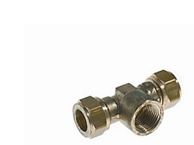 Tee 12- 1/2 -12 MM M/mf. - Kompressions Fittings