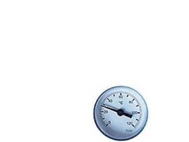 Termometer Ø63, 1/2''x100 mm - Skivetermometer Ø63, 1/2''x100 mm, 0-120 C, messing dykrør Termometer Ø63, 1/2''x100 mm - Skivetermometer Ø63, 1/2''x100 mm, 0-120 C, messing dykrør