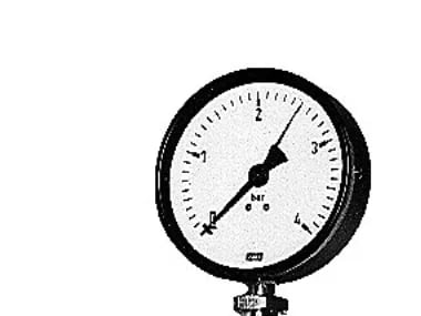 Manometer Ø63, 1/4'', 0-16 bar - 1/4'' (ned), 0-16 bar/mVS og m/stilleviser