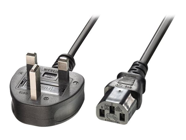 Lindy 30434, 3 m, Virtapistoke tyyppi G, C13 liitin, H05VV-F3G