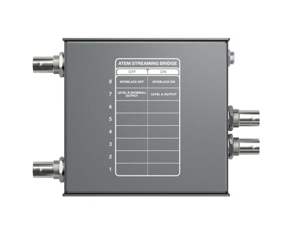 Blackmagic Design ATEM Streaming Bridge, aktiivinen videomuunnin, harmaa, Windows 10, Windows 8.1, Mac OS X 10.14 Mojave, Mac OS X 10.15 Catalina, ...