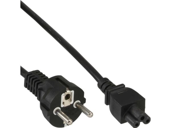 InLine 16656T, 0,3 m, Virtapistoke tyyppi F