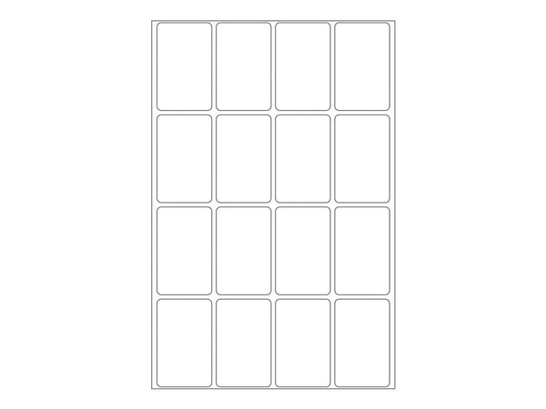 HERMA Movables - Papir - selv-adhesiv - hvit - 25 x 40 mm 512 etikett(er) (32 ark x 16) merkelapper