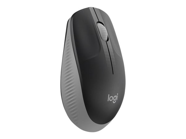 Logitech M190, Molempikätinen, Optinen, Langaton RF, 1000 DPI, Musta, Harmaa