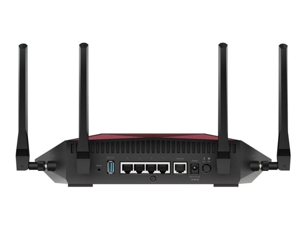 NETGEAR Nighthawk XR1000 WiFi 6 Gaming Router, Wi-Fi 6 (802.11ax), Kaksitaajuus (2,4 GHz/5 GHz), Ethernet LAN, Musta, Pöytäreititin
