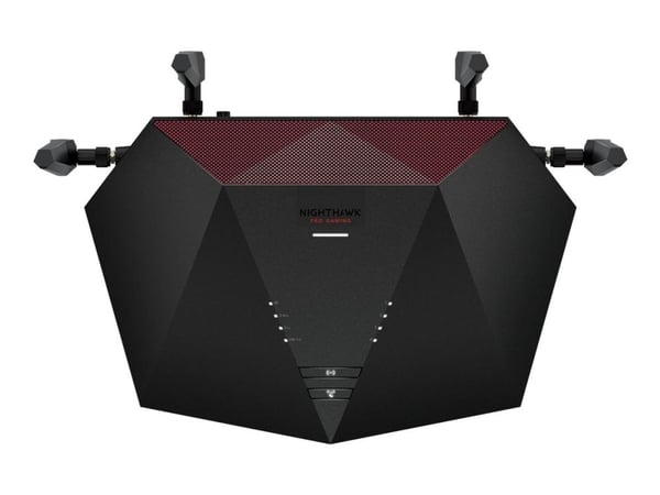 NETGEAR Nighthawk XR1000 WiFi 6 Gaming Router, Wi-Fi 6 (802.11ax), Kaksitaajuus (2,4 GHz/5 GHz), Ethernet LAN, Musta, Pöytäreititin