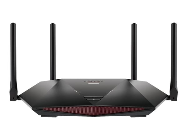 NETGEAR Nighthawk XR1000 WiFi 6 Gaming Router, Wi-Fi 6 (802.11ax), Kaksitaajuus (2,4 GHz/5 GHz), Ethernet LAN, Musta, Pöytäreititin