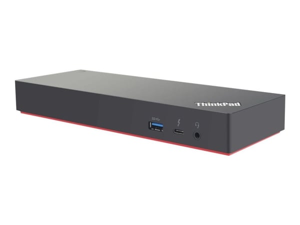 Lenovo ThinkPad Thunderbolt 3 Workstation Dock Gen 2 - Portreplikator - Thunderbolt 3 - 2 x HDMI, 2 x DP, Thunderbolt - GigE - 230 Watt -Sort