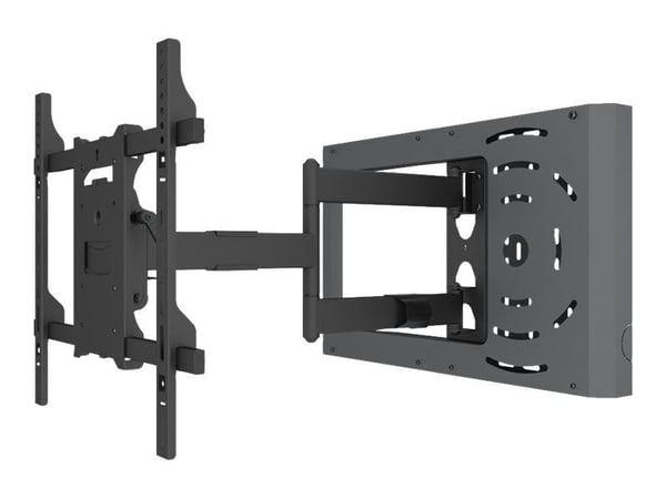 Multibrackets M Hospitality Flexarm with STB Enclosure - Brakett - for LCD-skjerm - metall - svart - skjermstørrelse: 37"-70" - veggmonterbar