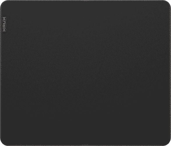 KRUX Space XL, Sort, Monokromatisk, Mikrofiber, Antiskliunderlag, Musematte til gaming
