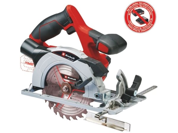 Einhell TE-CS 18/150 Li - Solo, Tre, Sort, Rød, Aluminium, 15 cm, 4200 RPM, 4,8 cm - SOLO