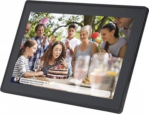 Braun Photo Technik DigiFrame 1518 WiFi, 39,6 cm (15.6"), 1920 x 1080 piksler, IPS, 16:9, BMP, GIF, JPEG, PNG, 8 GB