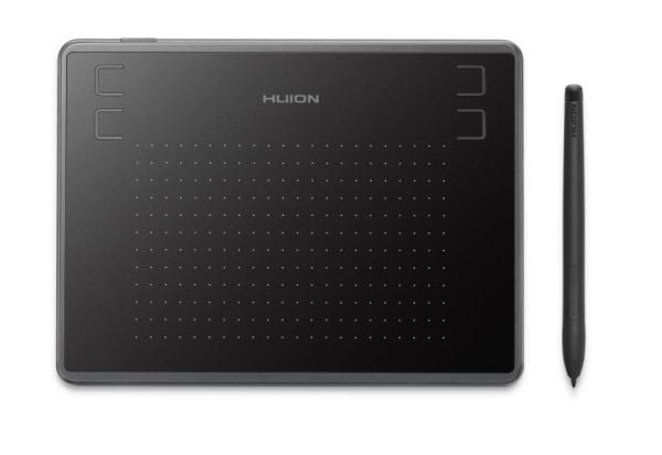 HUION H430P, Koblet med ledninger (ikke trådløs), 5080 Ipi, 122 x 76,2 mm, USB, 1 cm, Sort