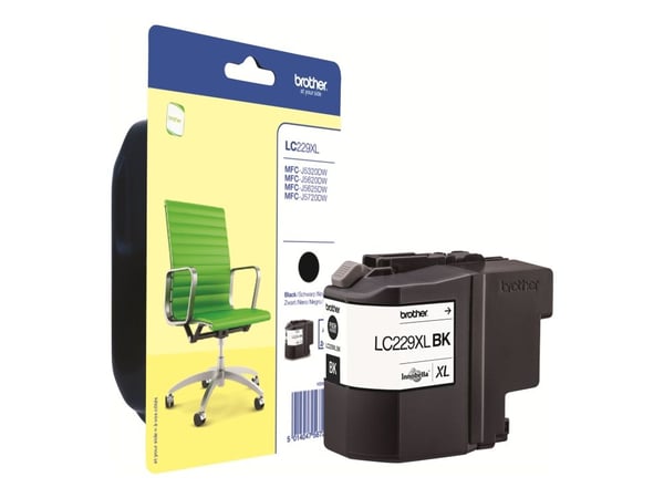 Brother LC229XLBKBP, 2400 sivua, 1 kpl, Kertapakkaus