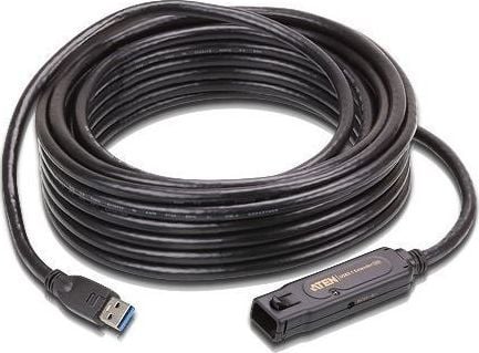 ATEN UE3310 - USB forlængerkabel - USB Type A (han) til USB Type A (hun) haspet - USB 3.1 Gen1 - 10 m - aktiv - sort - for P/N: 0AD8-8012-70MG