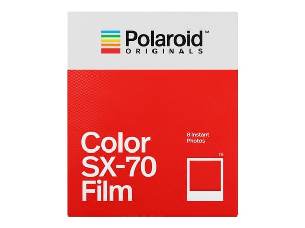 Polaroid Originals - Färgfilm för snabbframkallning - SX-70 - ISO 160 - 8 exponeringar Polaroid Originals - Färgfilm för snabbframkallning - SX-70 - ISO 160 - 8 exponeringar