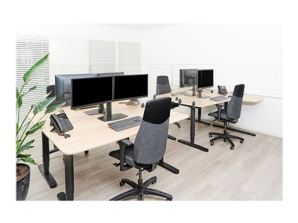Neomounts NS-GLSPROTECT140 - Partisjonsskjerm - skrivebordsmonterbar - 138 x 65 cm - gjennomsiktig
