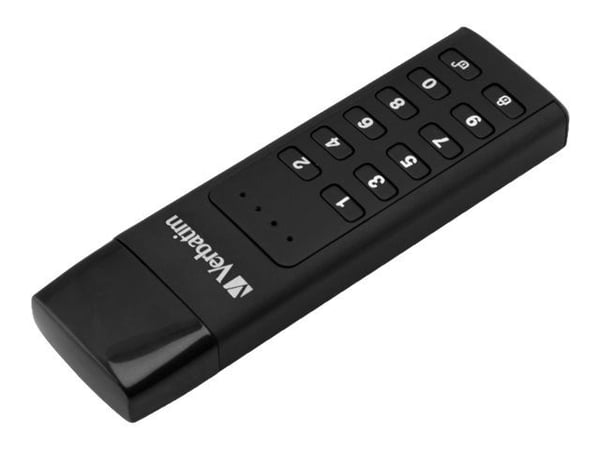 Verbatim Keypad Secure - USB-flashstasjon - kryptert - 64 GB - USB-C 3.1
