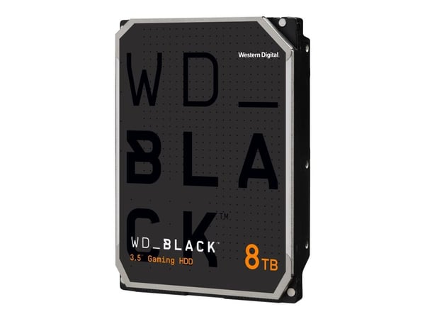 WD Black WD8001FZBX - Hårddisk - 8 TB - inbyggd - 3.5" - SATA 6Gb/s - 7200 rpm - buffert: 256 MB