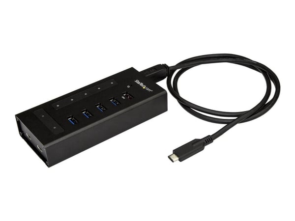 StarTech.com 7-ports USB C-hubb - USB Type-C till 2x USB-C/5x USB-A - USB 3.0-hubb i metall - SuperSpeed 5 Gbit/s USB 3.1/3.2 Gen 1 - Självförsörjd...