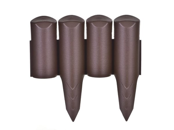 Prosperplast hagekant Palisade Border 2500 x 228/130 mm brun (IPBO-R222)
