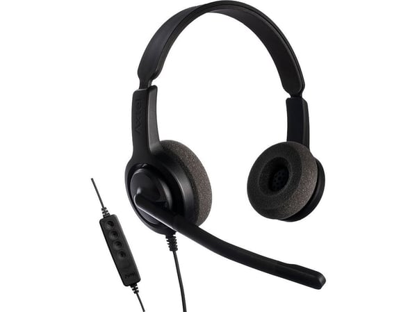 Axtel Voice UC28 duo NC - For Unified Communications - hodesett - on-ear - kablet - USB - lydisolerende