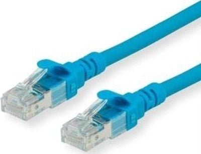 ROLINE 21152742, 2 m, Cat6a, U/UTP (UTP), RJ-45, RJ-45, Blå