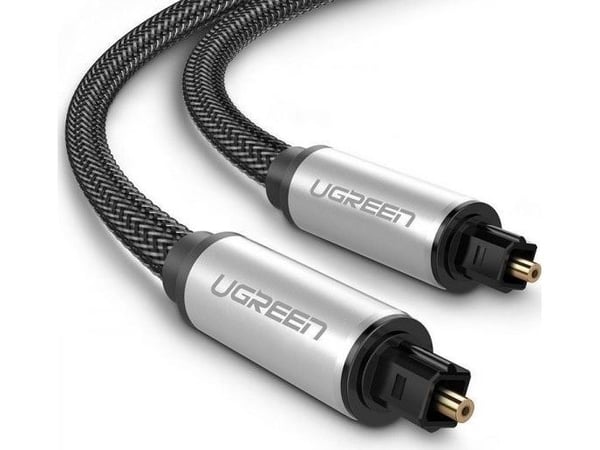 Ugreen 10541, Toslink, Hankjønn, Toslink, Hankjønn, 3 m, Sort