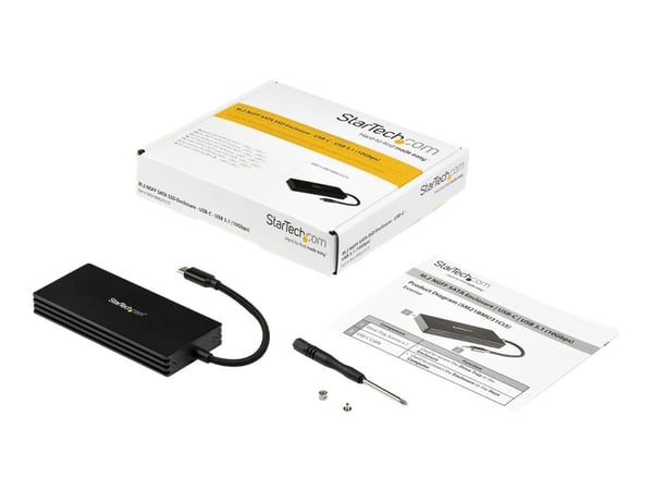 StarTech.com SM21BMU31CI3, SSD-kotelo, M.2, M.2, 6 Gbit/s, USB-liitettävyys, Musta