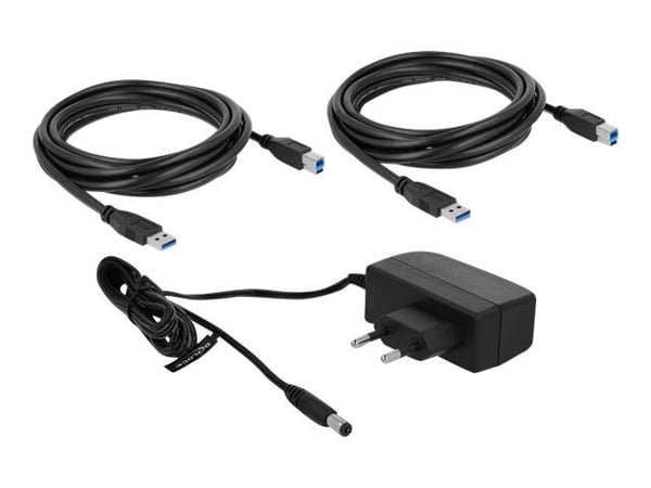 Delock USB 3.0 Matrix Switch 2 x 2 - USB-periferdelesvitsj - stasjonær - AC 100 - 240 V