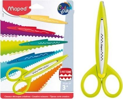 MAPED kreativitetssaks + 5 sett med blader