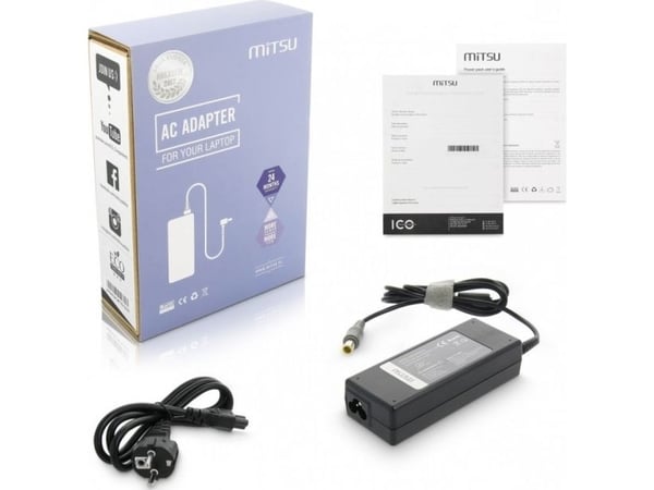 lader/strømadapter 20v 4.5a (8.0x5.5 pin) - lenovo
