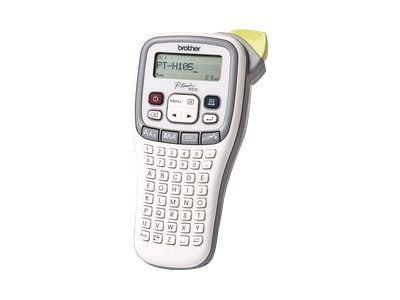 Brother P-Touch PT-H105 - Etikettskrivare - svartvit - termisk överföring - Rulle (1,2 cm) - 180 dpi - upp till 20 mm/sek - kniv - tvåradig utskrift