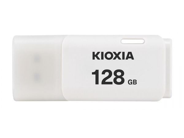 KIOXIA TransMemory U202 - USB flash-enhet - 128 GB - USB 2.0 - vit