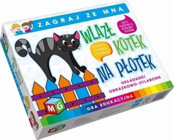 Kattungen klatret opp på gjerdet