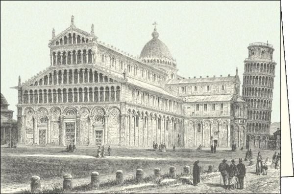 Rossi Karnet z kopertą ITW 010 Pisa Piazza Miracoli Piazza Miracoli