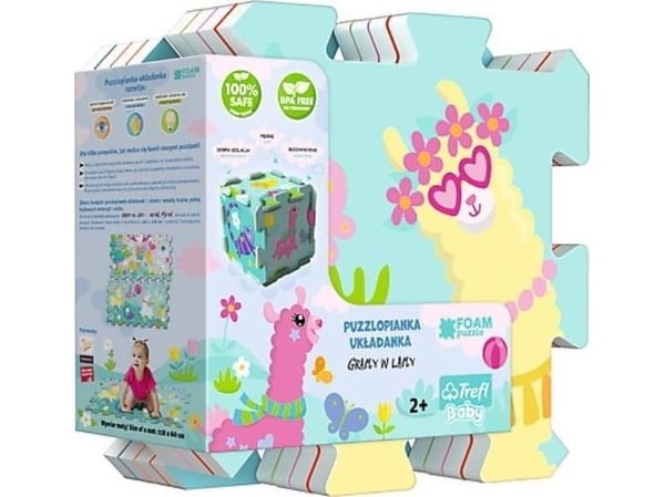 Trefl Puzzle Puzzlopianka - Pelaamme Lamas 61263 Trefl