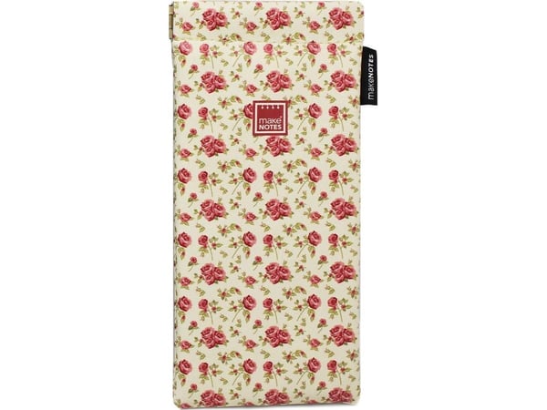 Vintage B brillenhardhet etui med blomster