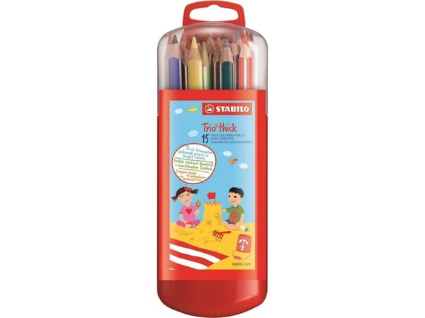 STABILO Trio, Flerfarget, 4,2 mm, 32 mm, 75 mm, 208 mm, 152 g