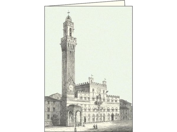 Rossi Carnet ja kirjekuori ITW 012 Siena Piazza del Campo