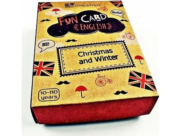 Creativo Fun Card engelskt jul- och vinterspel CREATIVO