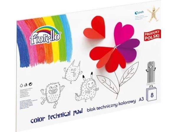 A3/8K FIORELLO teknisk fargeblokk |
