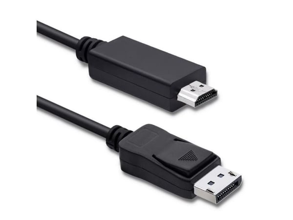 Qoltec - Adapterikaapeli - DisplayPort han til HDMI han - 2 m