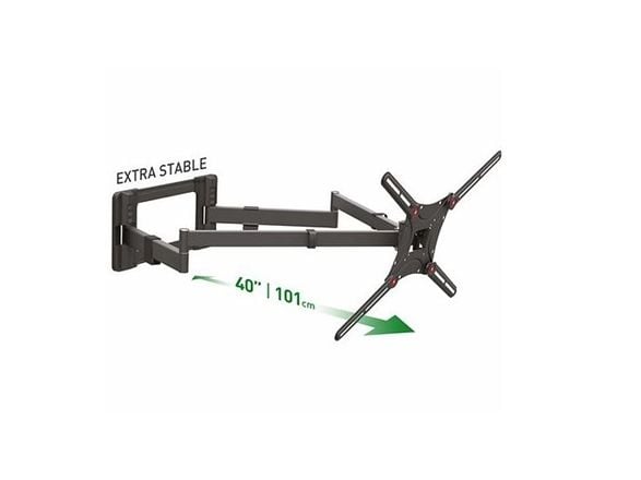 Barkan Mounting Systems BM464XL, 75 x 75 mm, 600 x 400 mm, -5 - 15°, -90 - 90°, 180°, Sort