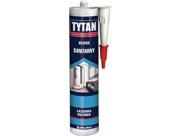 Tytan sanitetssilikon vit 280 ml Tytan sanitetssilikon vit 280 ml