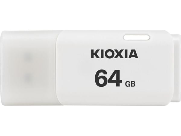 KIOXIA TransMemory U202 - USB flash-enhet - 64 GB - USB 2.0 - vit