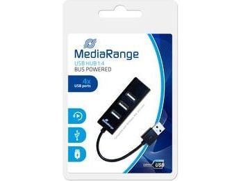 MediaRange MRCS502 - Hub - 4 x USB 2.0 - stasjonær