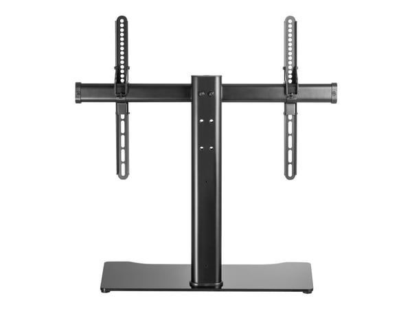 DELTACO ARM-1401 - Stativ - for LCD-TV - stål, herdet glass - svart - skjermstørrelse: 32"-55"